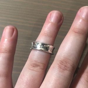 Tiffany & Co. 1837 Ring, Medium in Silver, Sz. 6